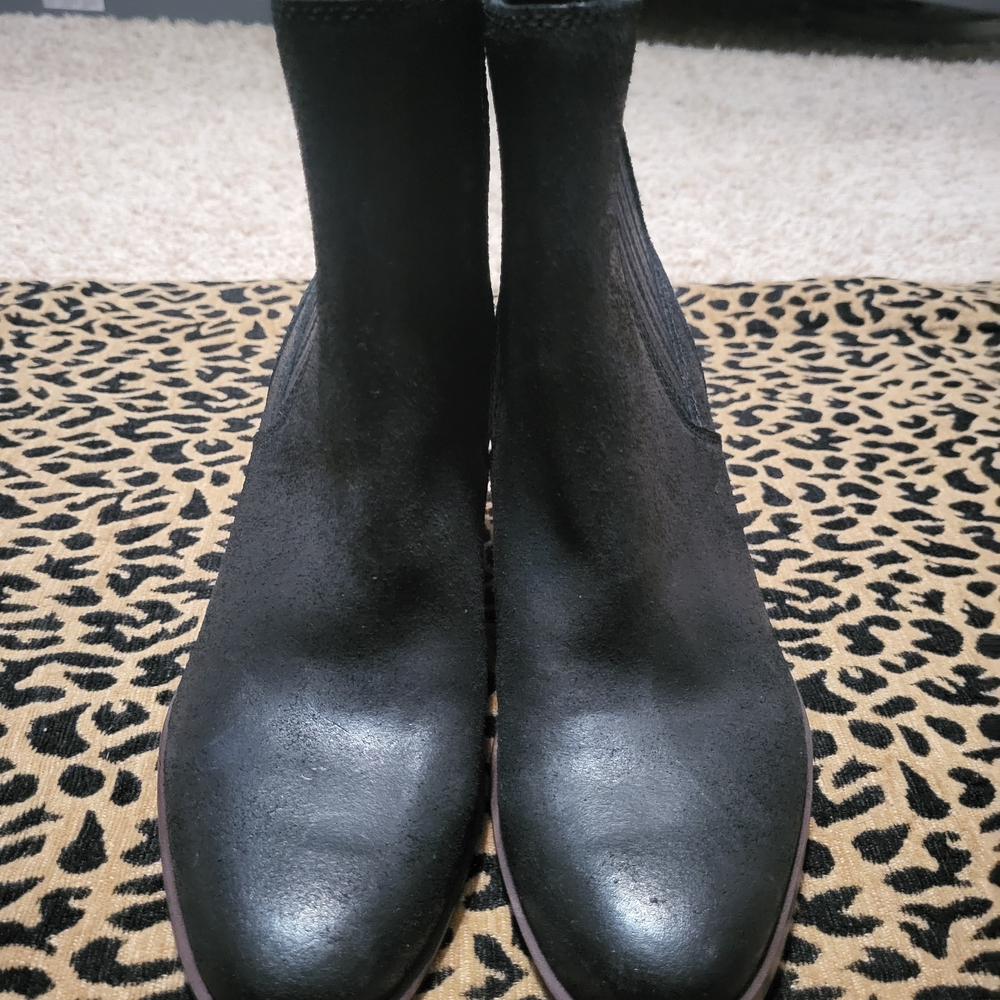 Lucky Brand Black Ankle Booties